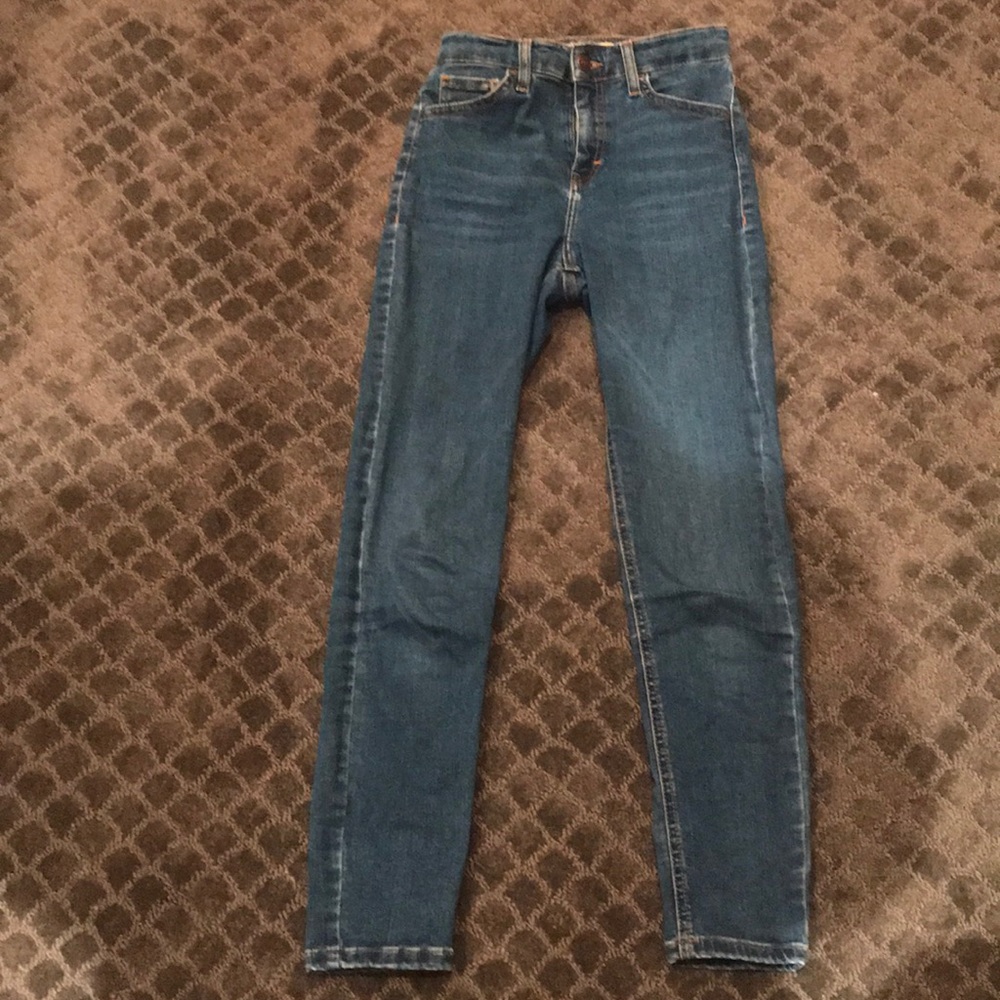 Topshop High-waisted skinny Jamie jeans